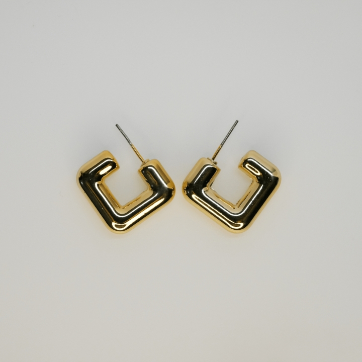 Glam Geometry Earrings - Dainty Design