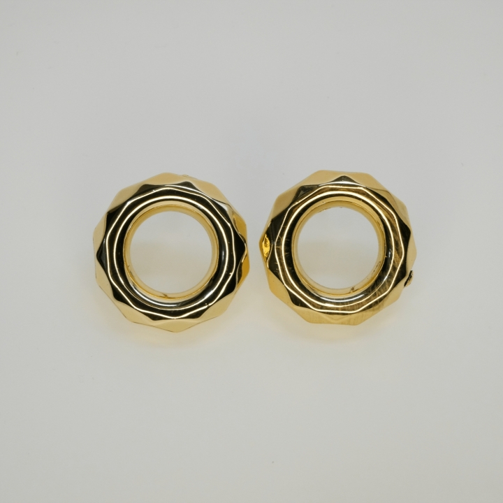 Golden Whirl Charm - Dainty Design