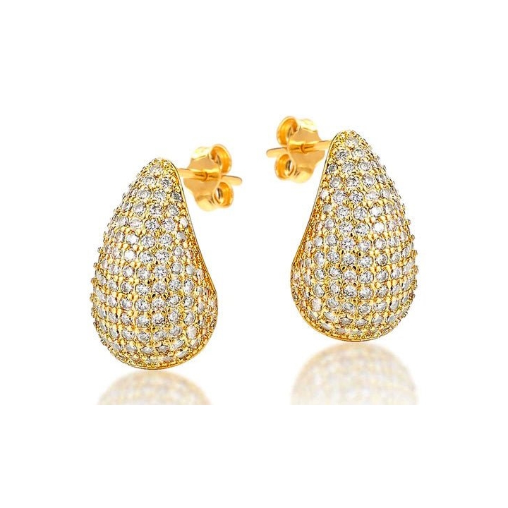 Golden Mirage Drops - Dainty Design