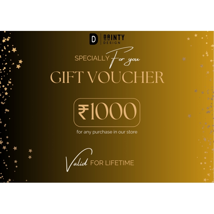 Digital Gift Card – The Perfect Last - Minute Gift - Dainty Design