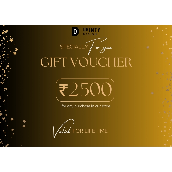 Digital Gift Card – The Perfect Last - Minute Gift - Dainty Design